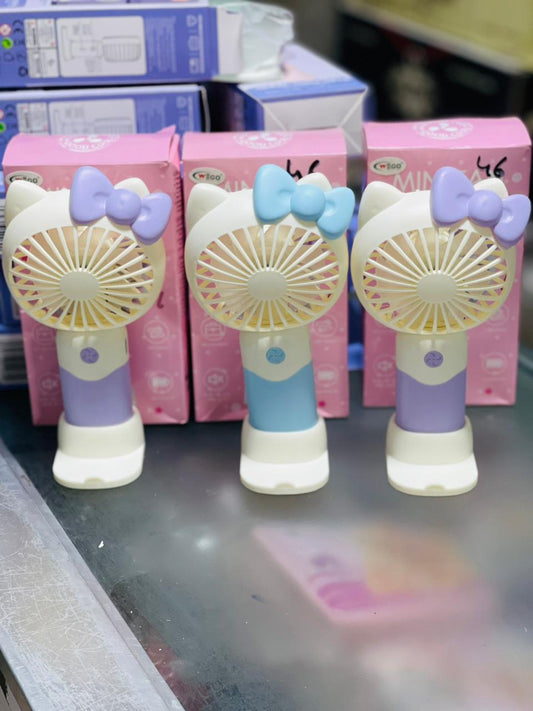 Cute Portable Mini Hello Kitty Fan | Trending + Rare Item
