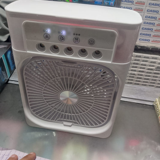 LuxeBloom™ HydroBreeze | 3-in-1 Smart Misting Desk Air Cooler
