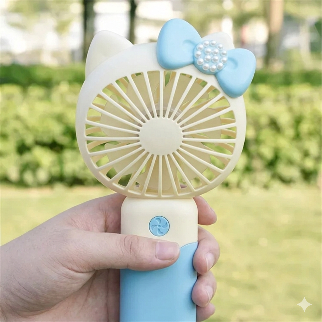 Cute Portable Mini Hello Kitty Fan | Trending + Rare Item