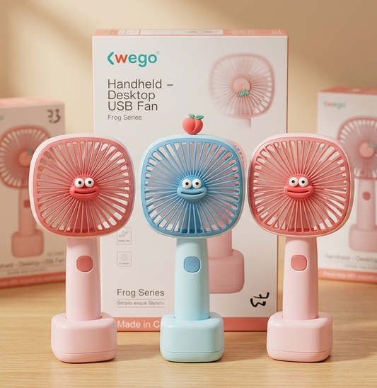 GoggleEye™ Mini Fan | Cute Portable 2-in-1 Rechargeable Fan