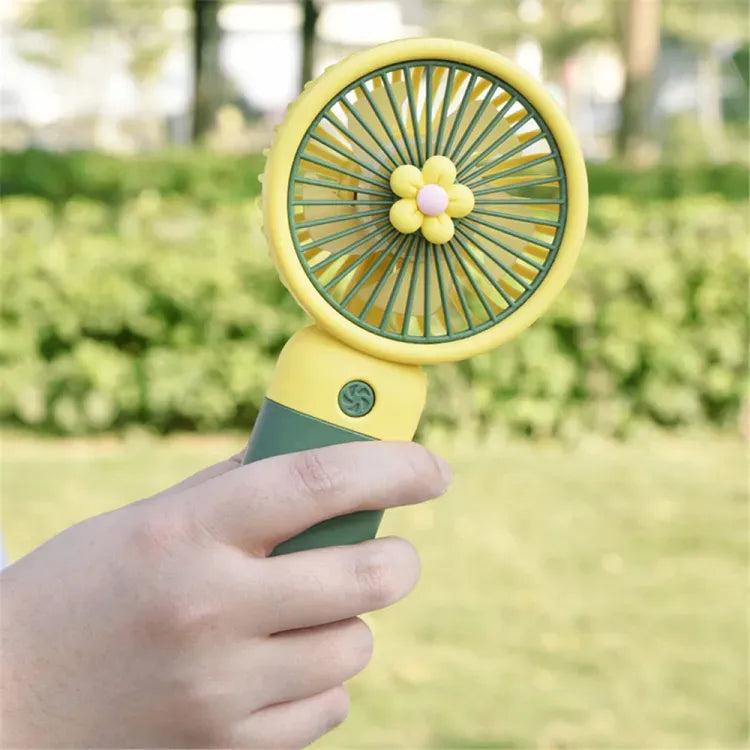 USB Mini Wind Power Handheld Fan | High Quality Portable Student Office Cute Small Cooling Fans