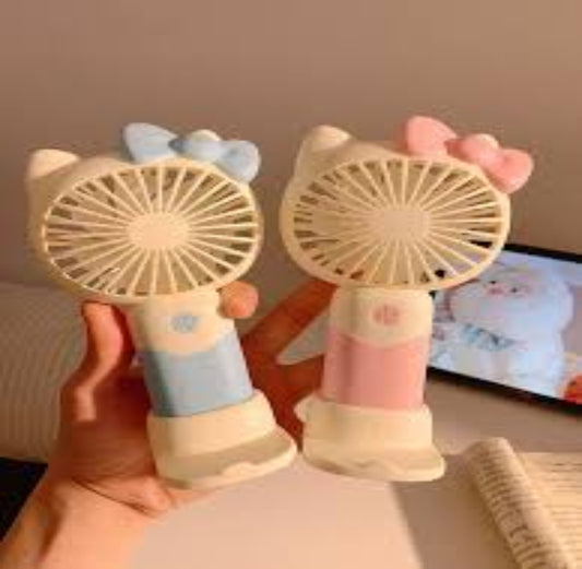 Cute Portable Mini Hello Kitty Fan | Trending + Rare Item